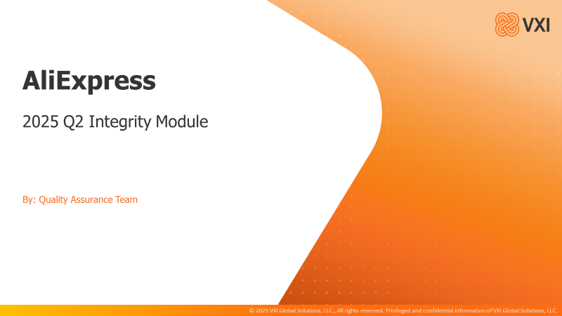 VXI Integrity  Q2_QA_AliExpress (2025) Q2QA_IM18
