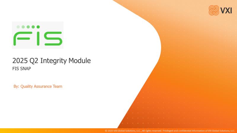 VXI Integrity Q2_QA_FIS (2025) Q2QA_IM029