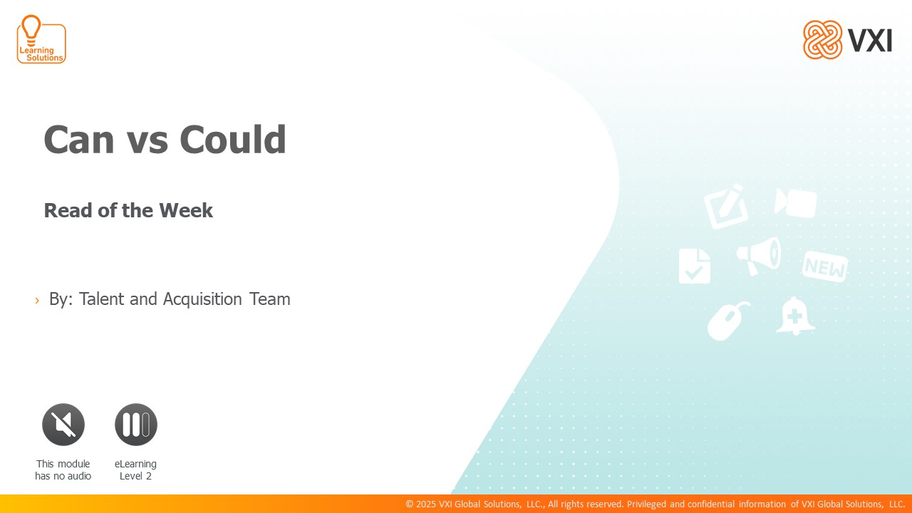 TA Read of the Week: Can vs Could ROTW1.5