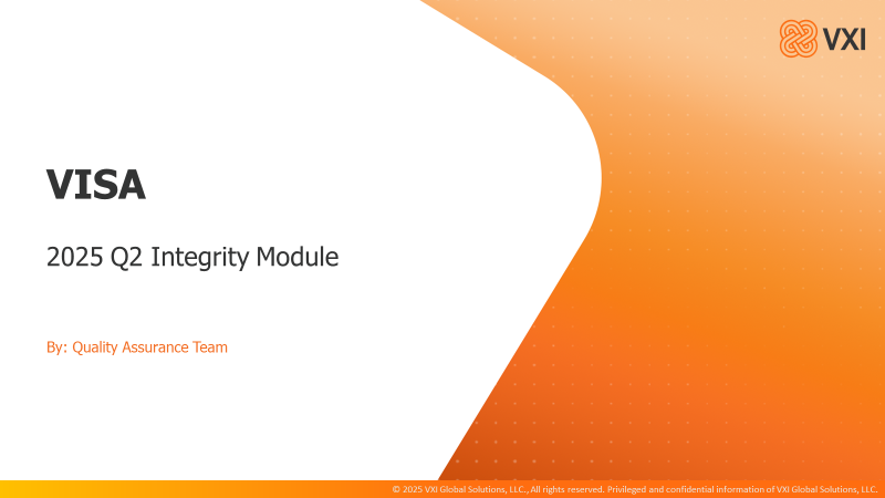 VXI Integrity Q2_QA_VISA (2025) Q2QA_IM03