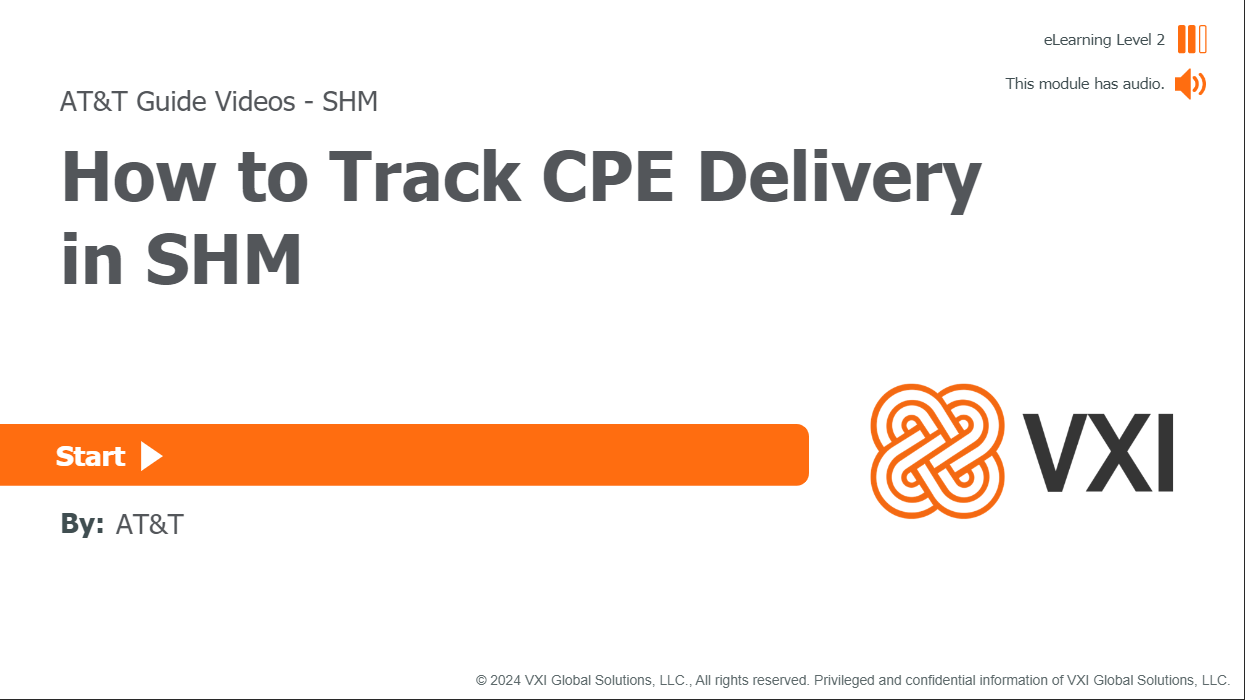 How to Track CPE Delivery in SHM 2024_05_13_HTTCPED001