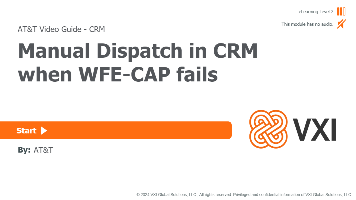 Manual Dispatch in CRM when WFE-CAP fails 2024_05_13_MDCRM001