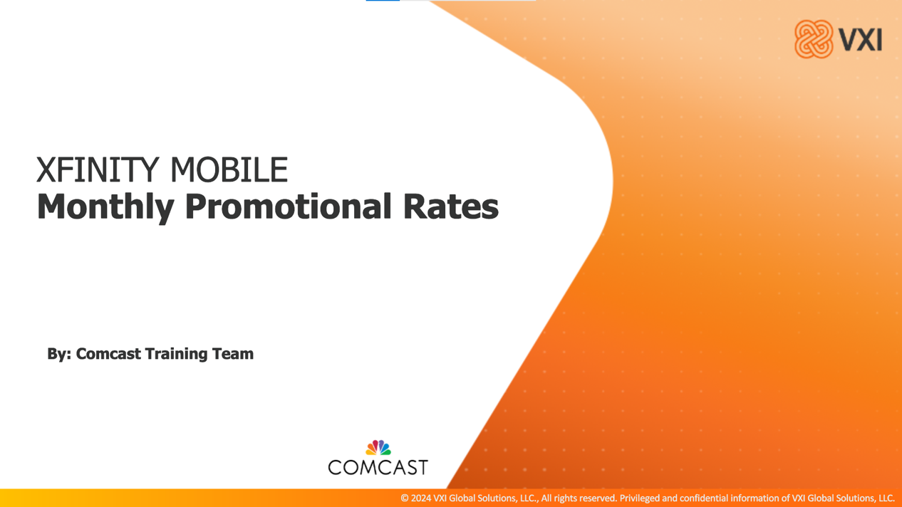 Comcast: XM Monthly Promotional Rates 2025_04_24_VXIXMMPR