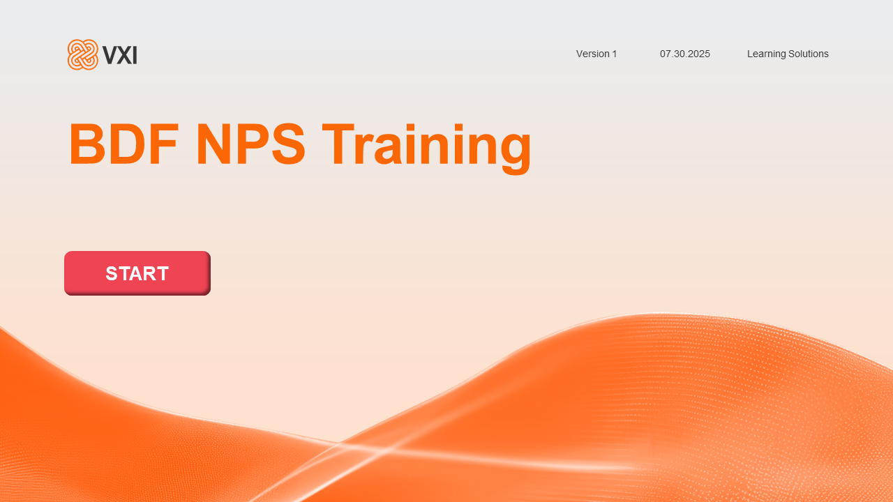 BDF: NPS Training 2025_07_30_BDFNPST