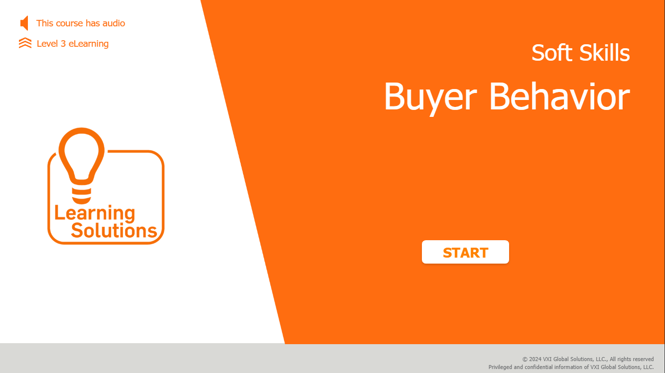 EL3: Buyer Behavior BB001