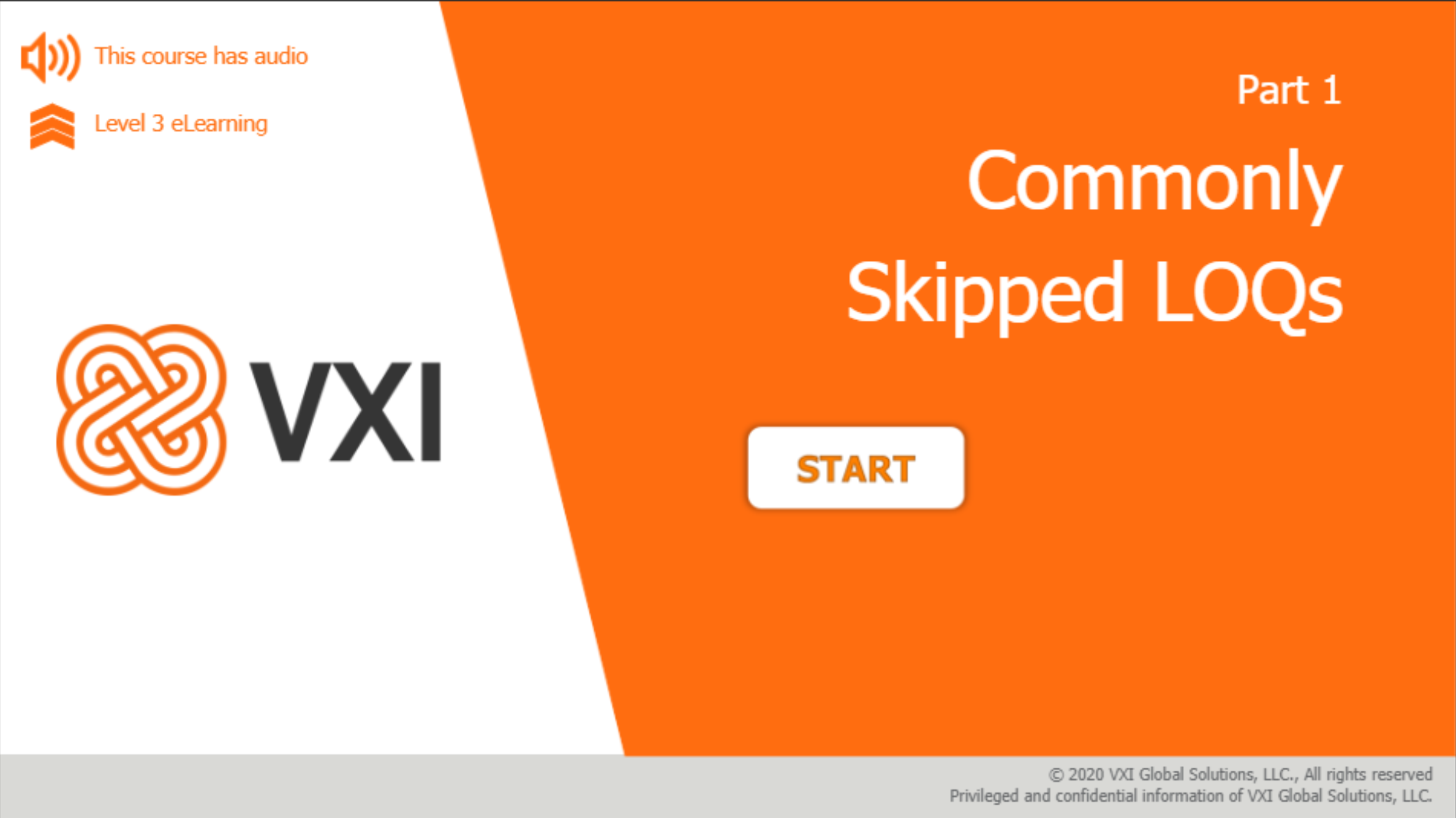 VXI_Comcast_Commonly_Skipped_LOQs_Part1_062123 CCSLOQ1001