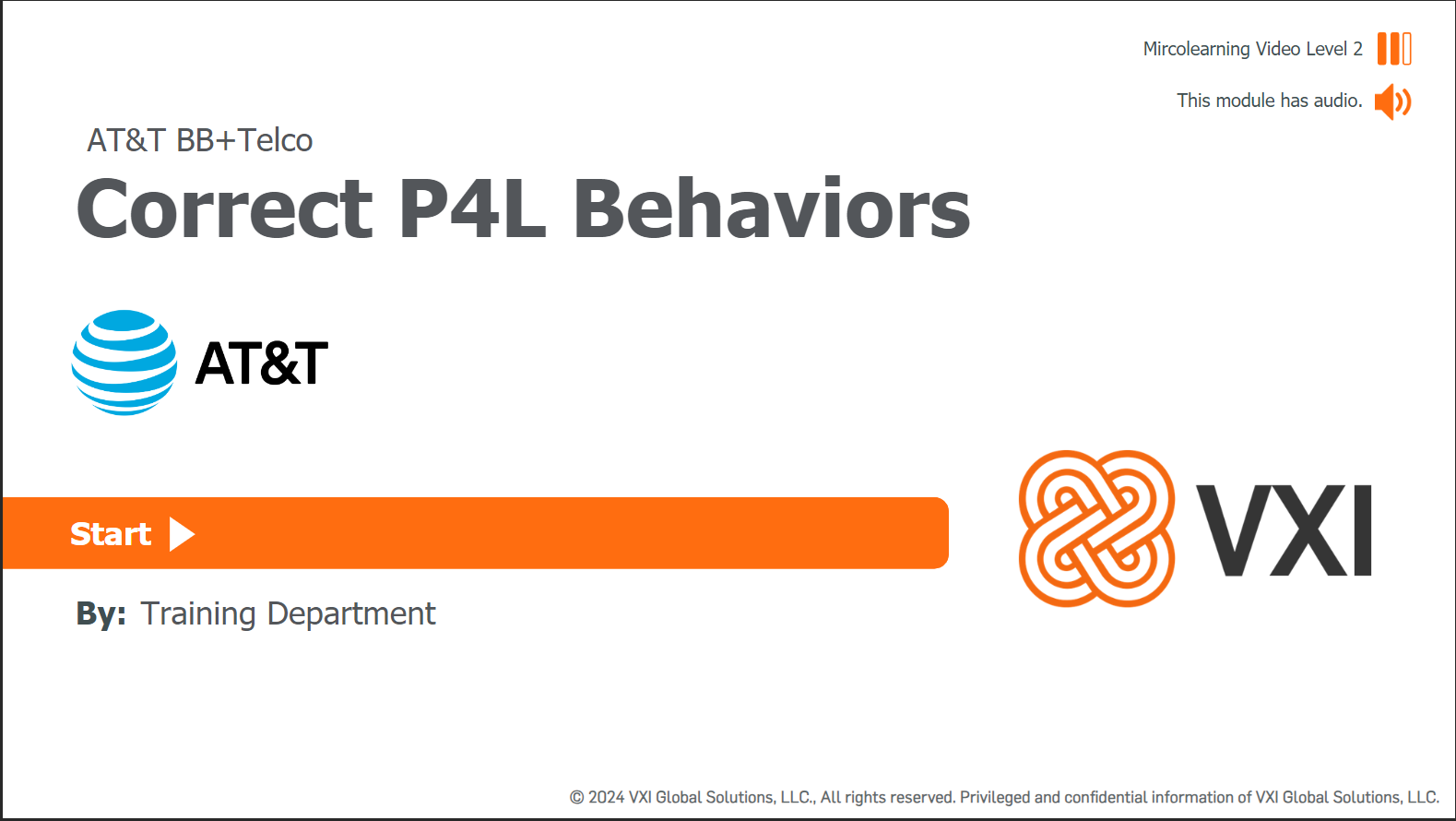 Correct P4L Behaviors CPB001