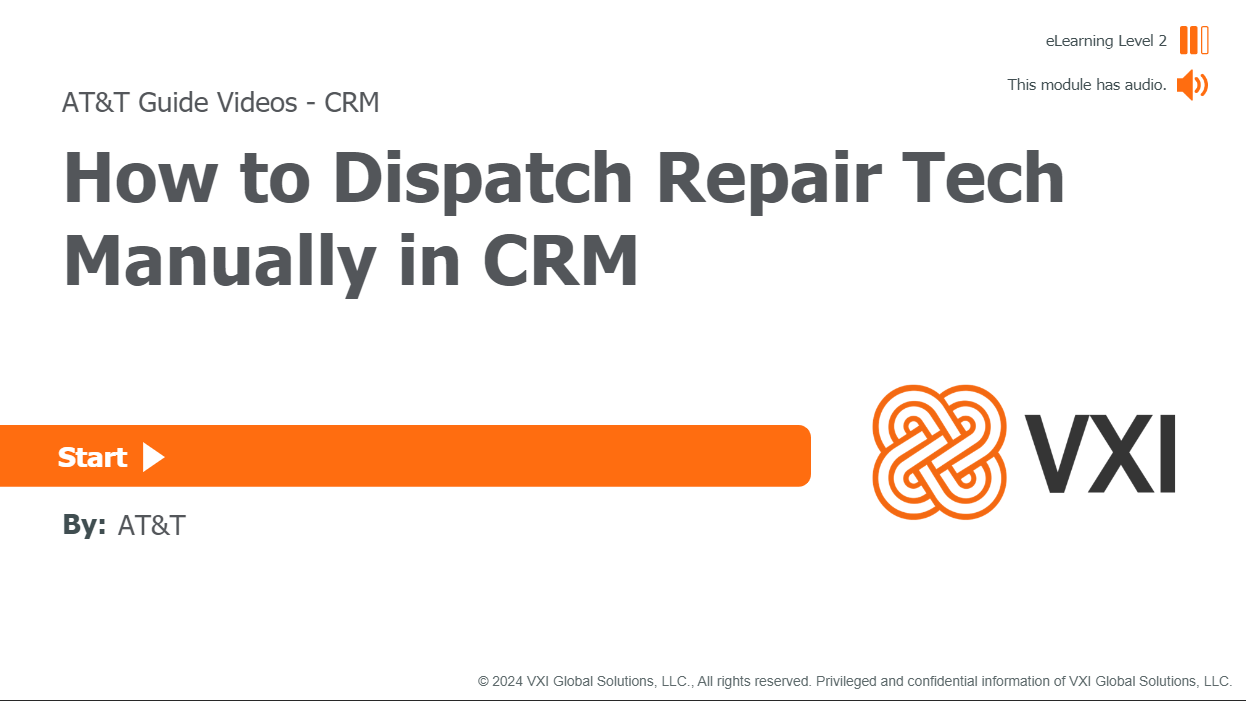 How to Dispatch Repair Tech Manually in CRM HTDRTM001