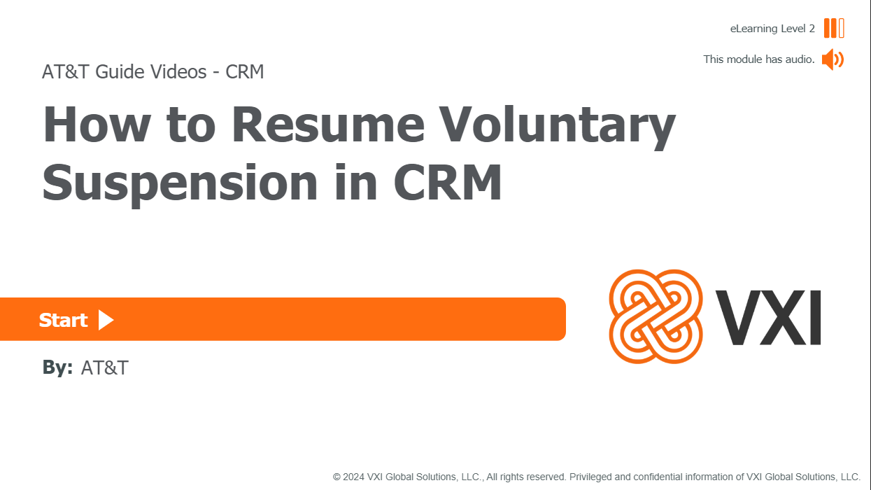 How to Resume Voluntary Suspension in CRM HTRVS001