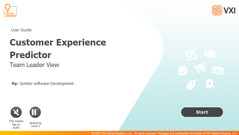 Customer Experience Predictor Team Leader View OB061
