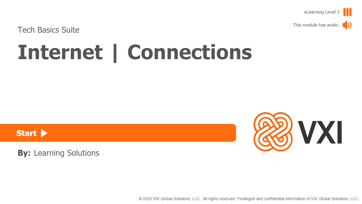 Tech Basic Internet Connections TBIC001