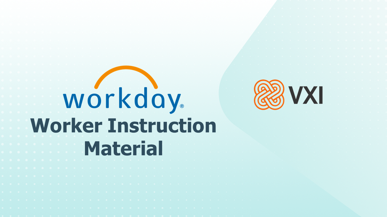 Navigation of Workday WIM- Schedule WD025