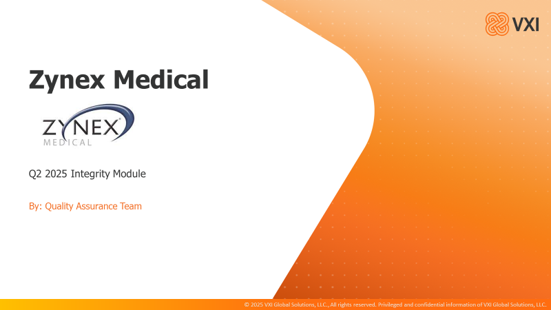VXI Integrity Q2_QA_Zynex Medical (2025) Q2QA_IM01